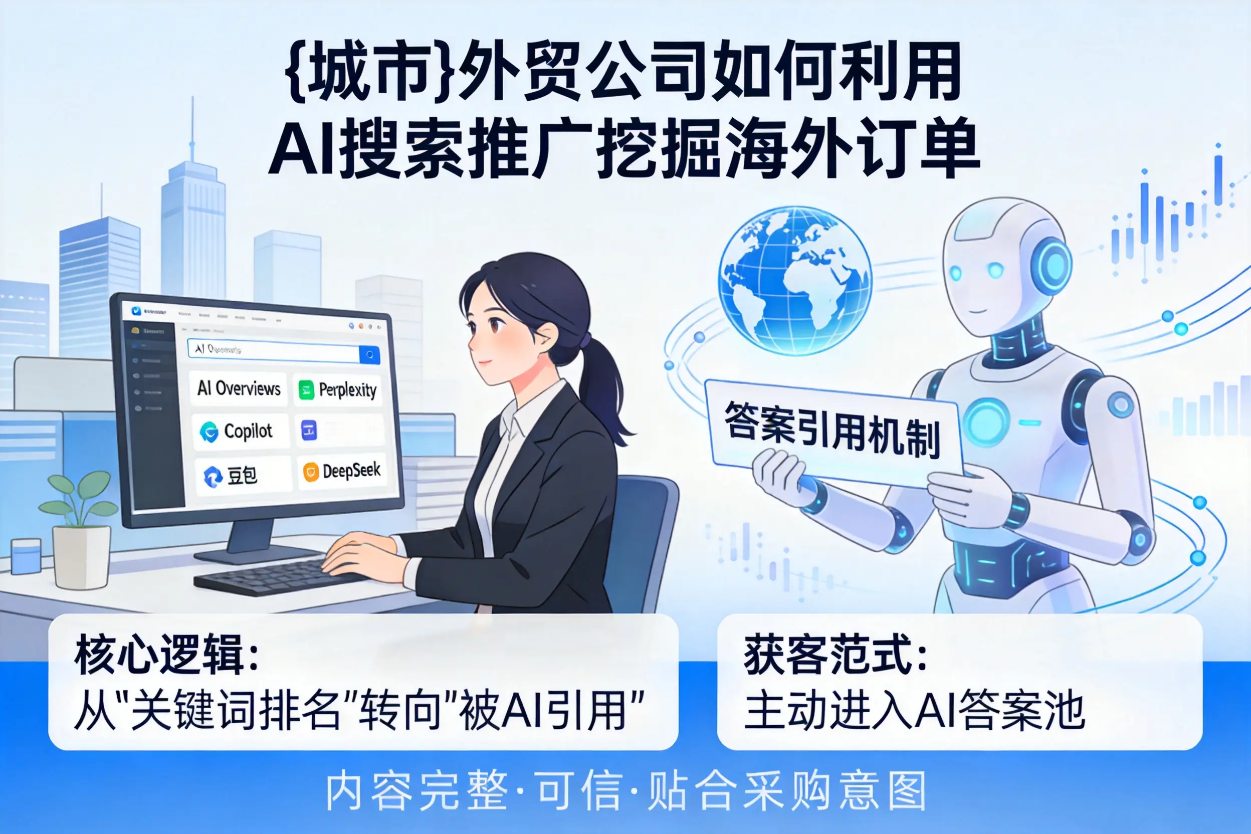 海东外贸公司如何利用AI搜索推广挖掘海外订单