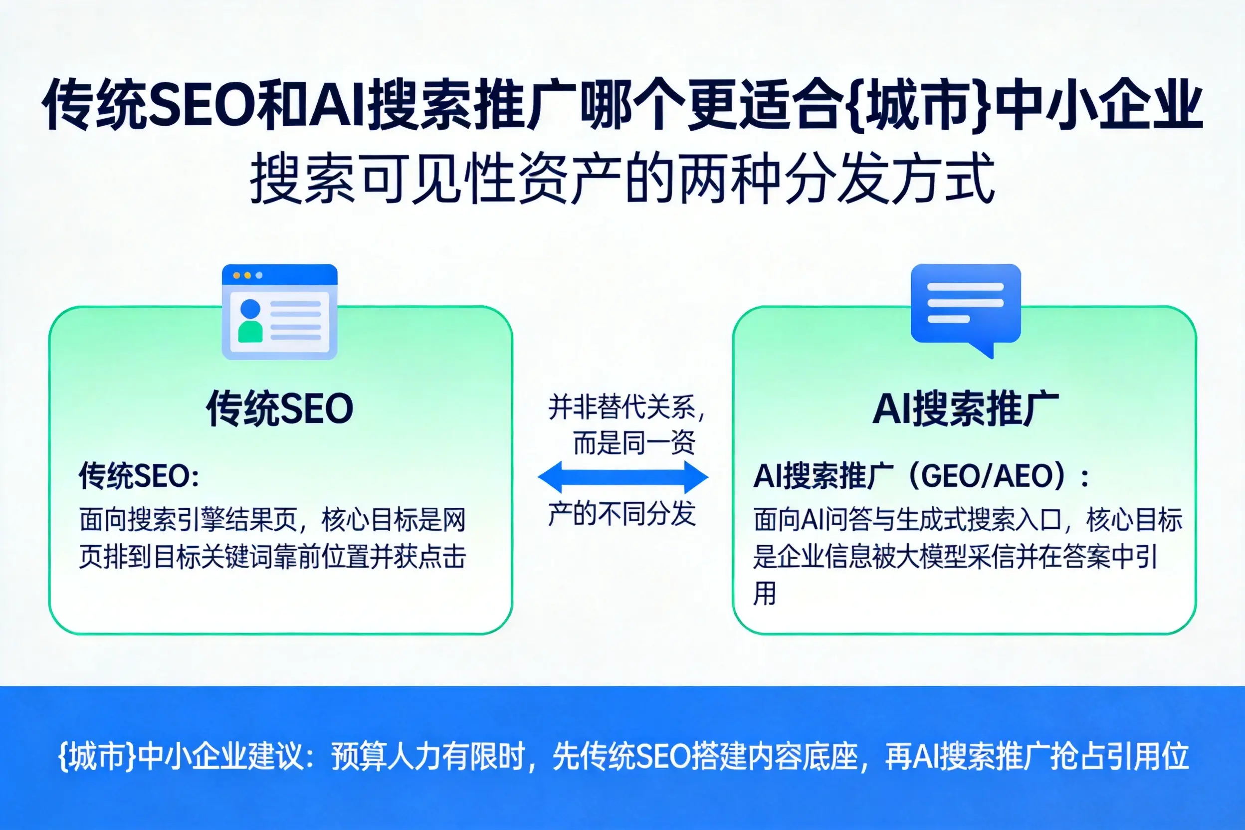 传统SEO和AI搜索推广哪个更适合海东中小企业