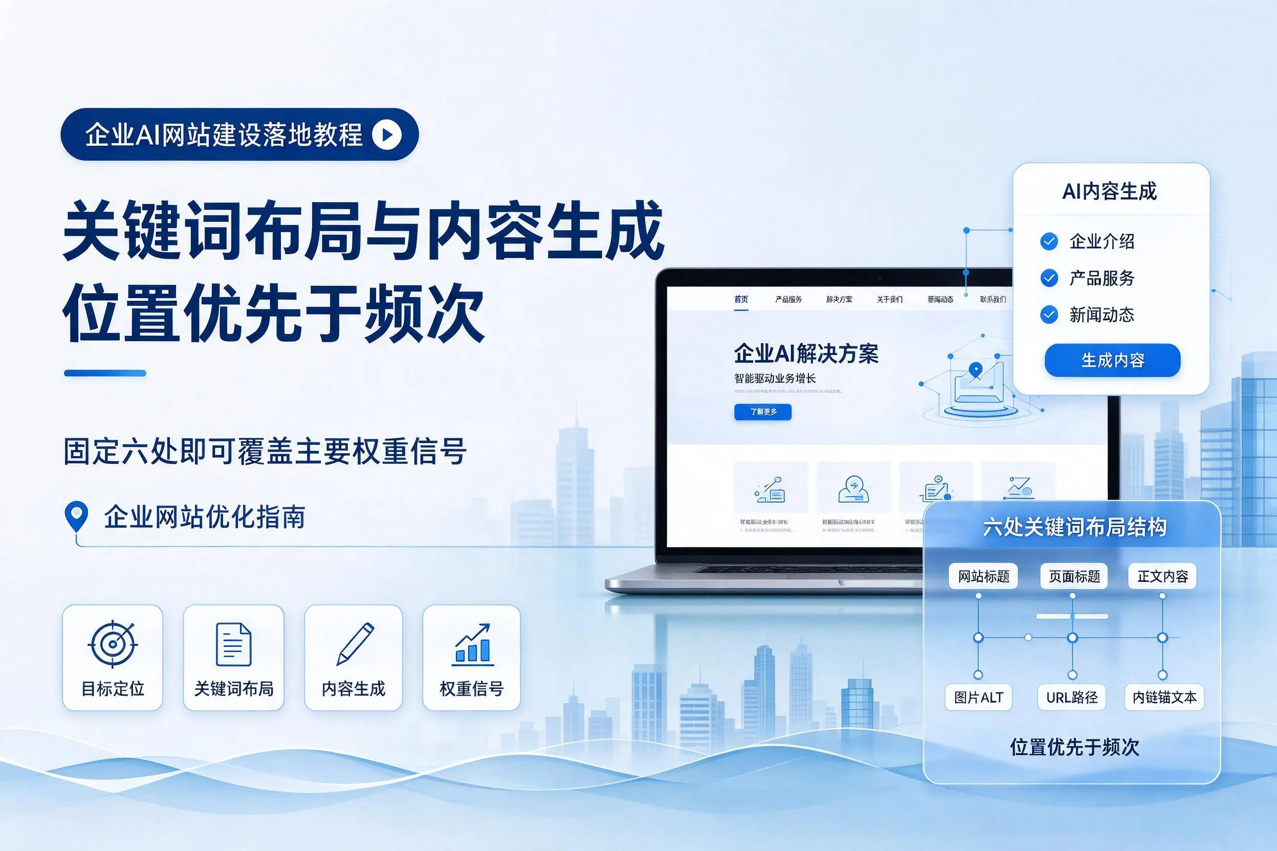 海东企业AI网站建设落地教程：关键词布局与内容生成