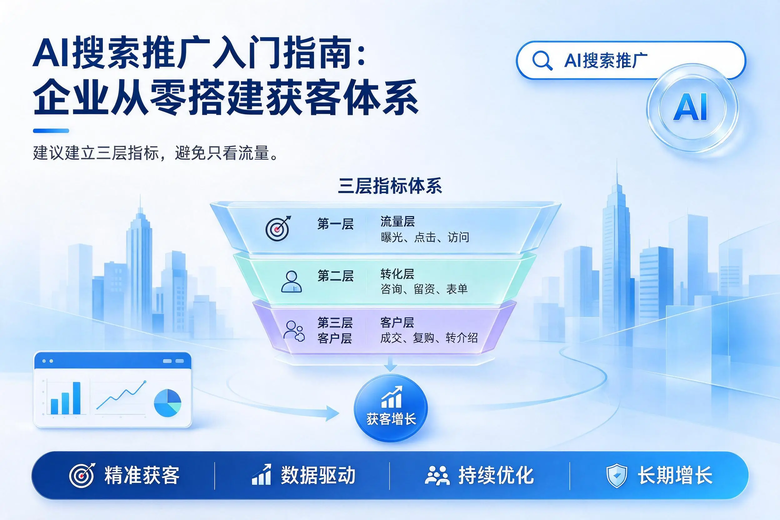 AI搜索推广入门指南:海东企业从零搭建获客体系
